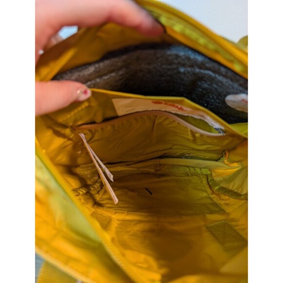 FJALLRAVEN Kanken Backpack - Mustard Yellow  Book Bag Hiking Backpack - Picture 7 of 7